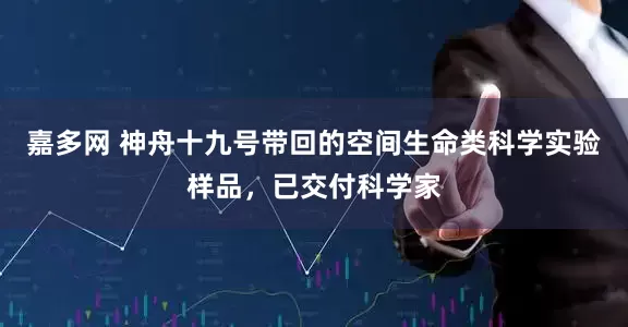 嘉多网 神舟十九号带回的空间生命类科学实验样品，已交付科学家
